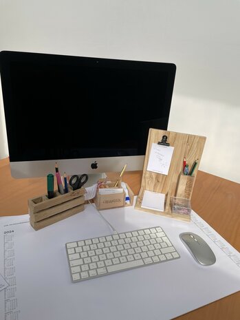 Palettenstifte Halter, Beispielfoto Büro