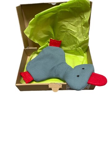 Ente Wärmekissen, in der Verpackung