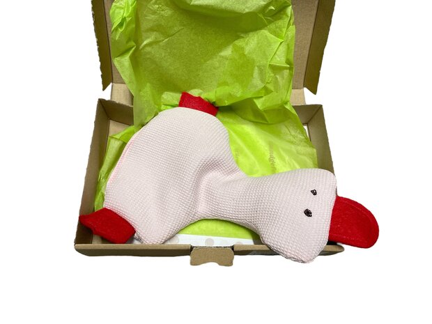 Ente Wärmekissen, in der Verpackung
