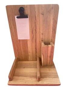 Klemmbrettorganizer, Schreibtisch, Organisation, Büroartikel aus Holz, Büro