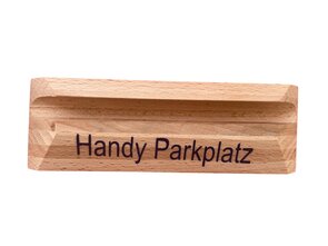 Handy Parkplatz, Handyhalter, Handyhalter aus Holz