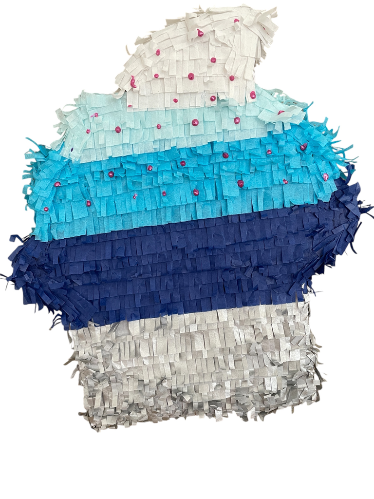 Wiederverwendbare Pinata (Bunte Qualle)