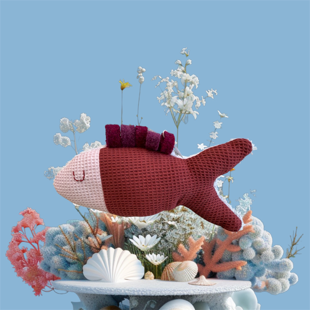 Rassel Fisch (rot-rosa Fisch)