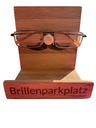 Brillenparkplatz aus Holz