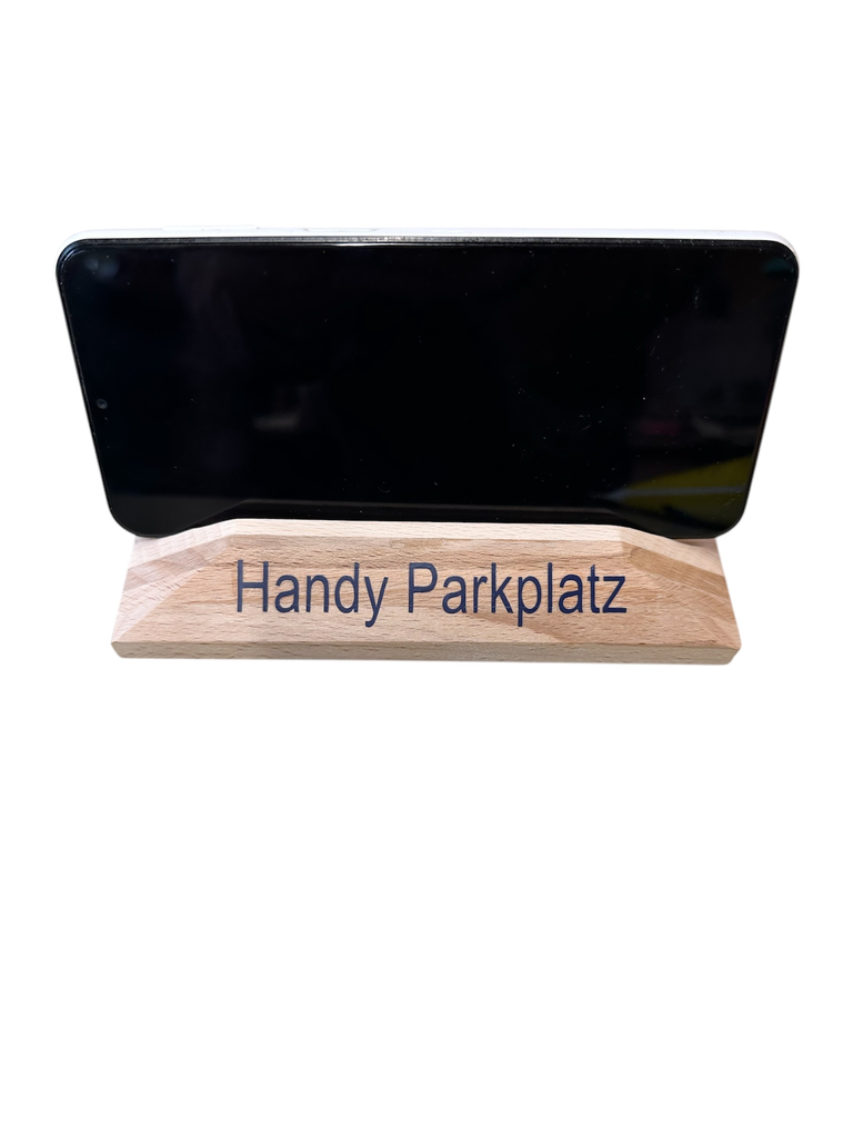 Handy Parkplatz aus Holz