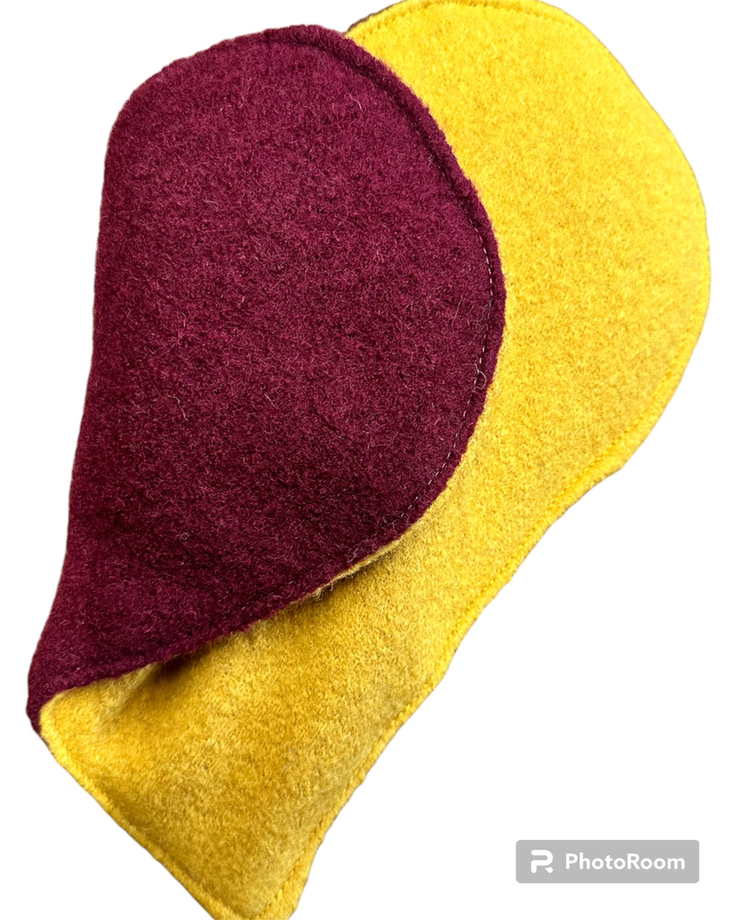 Herz-Wärmekissen gefüllt mit Bio Raps